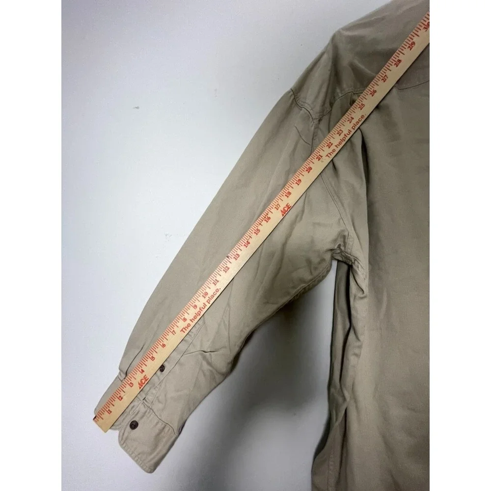 Ralph Lauren Chaps Shirt Mens‎ Tan Size XL Long Sleeve Button Down